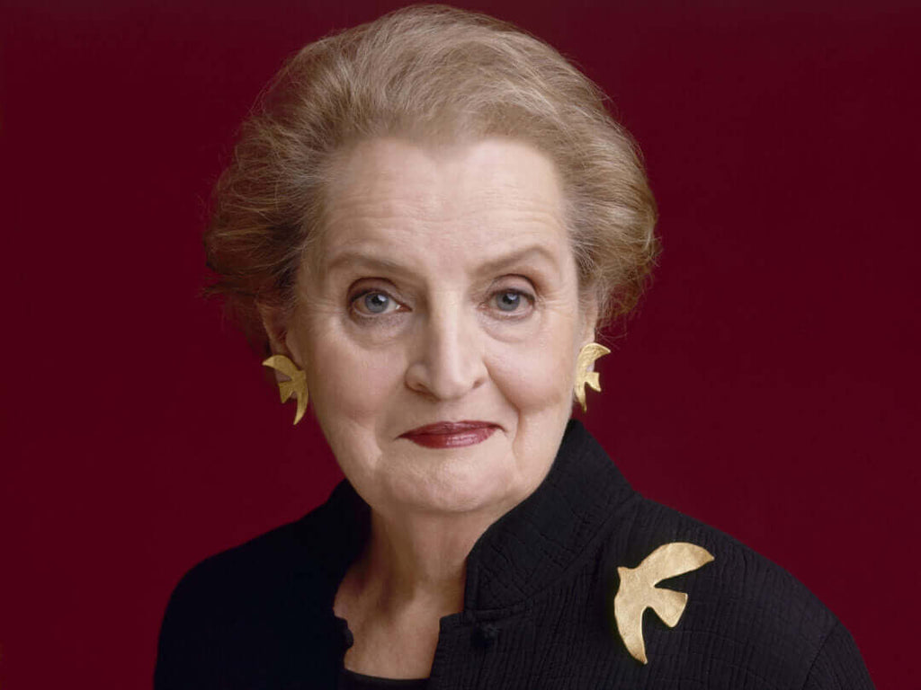 Madeleine Albright With Her Meaningful Brooches - Trendolla Jewelry