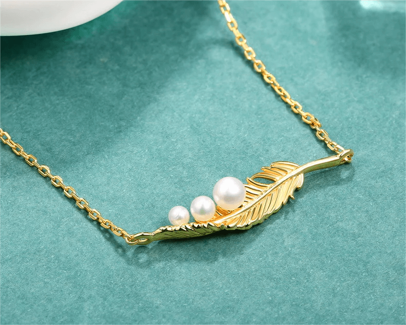 Unleash Your Quirky Charm with Gold Feather Necklace