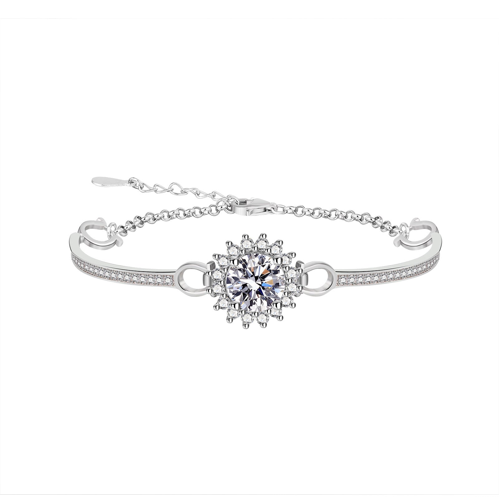 Gemstone Jewelry - 2 3/4 CT TGW Created Moissanite Bracelet In Sterling  Silver - Discounts for Veterans, VA employees and their families! |  Veterans Canteen Service