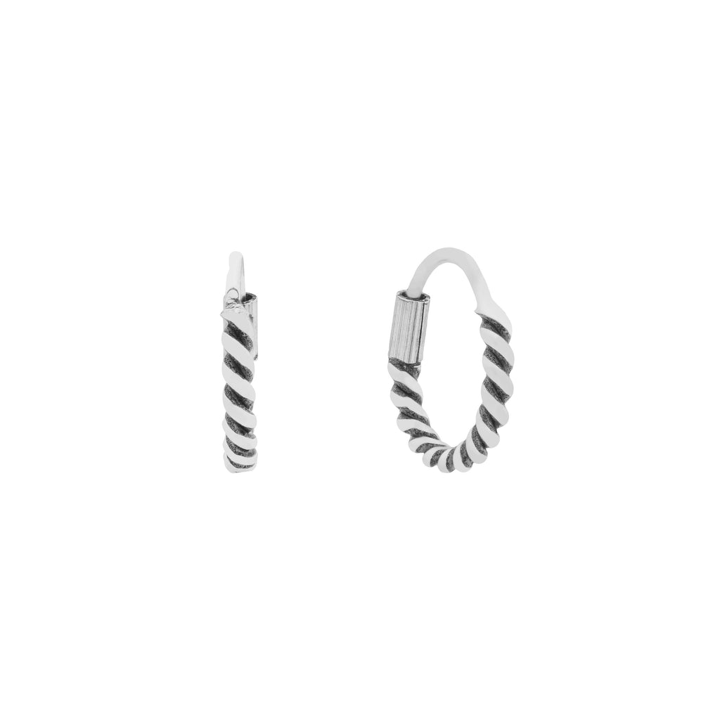 Bali Twist Hoop Earrings - Trendolla Jewelry