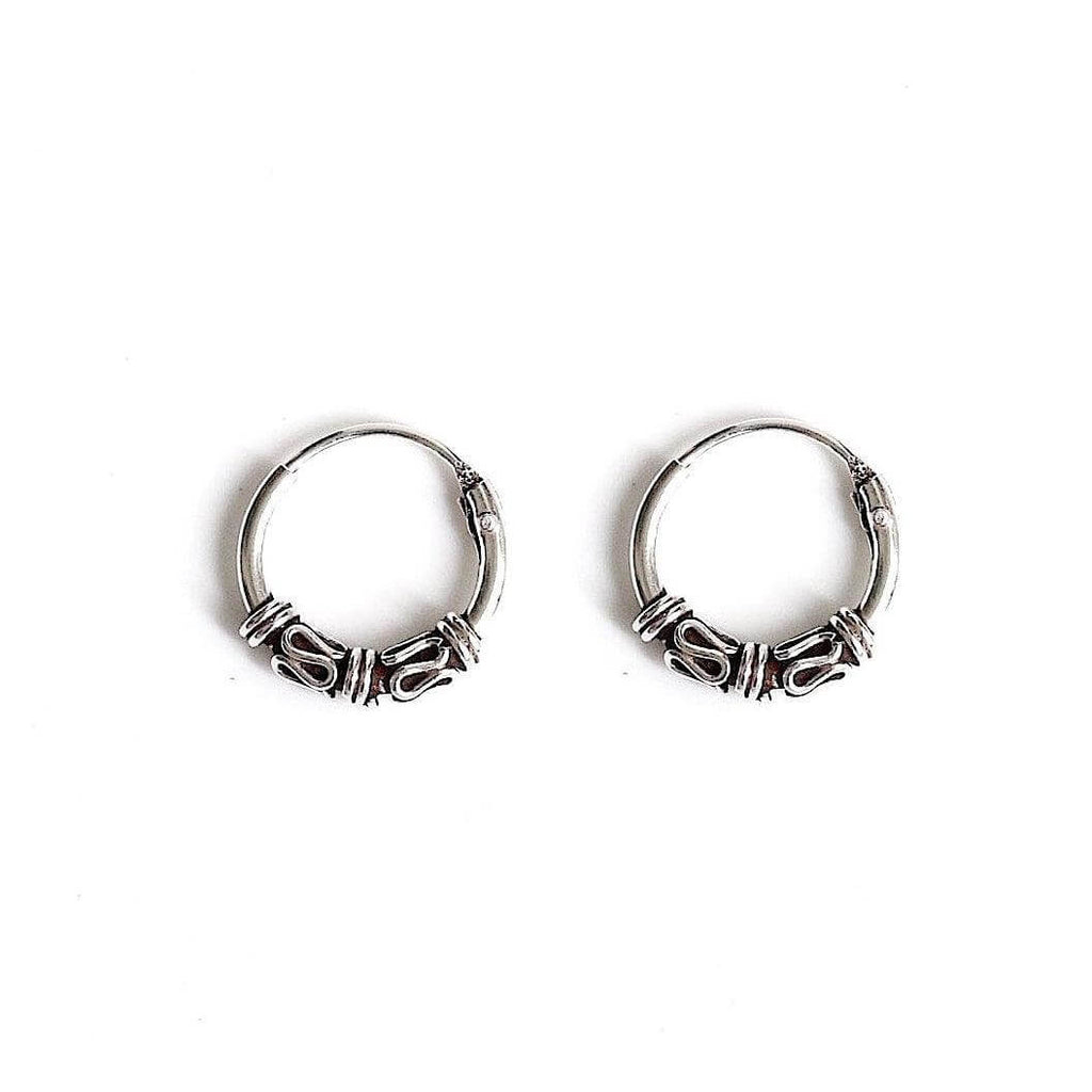 Balinese Hoop Earrings - Trendolla Jewelry