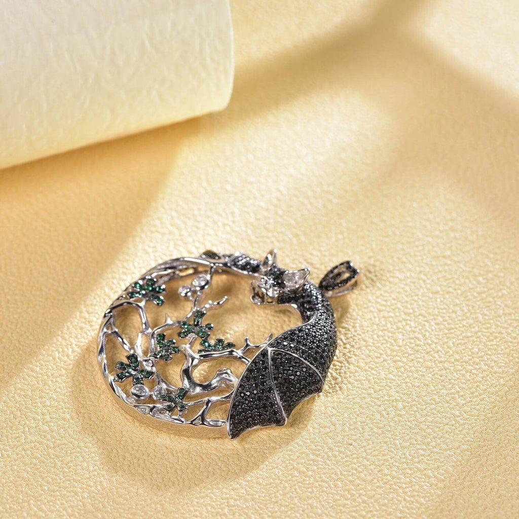 Bat Pendant Fit Charm 925 Sterling Silver - Trendolla Jewelry