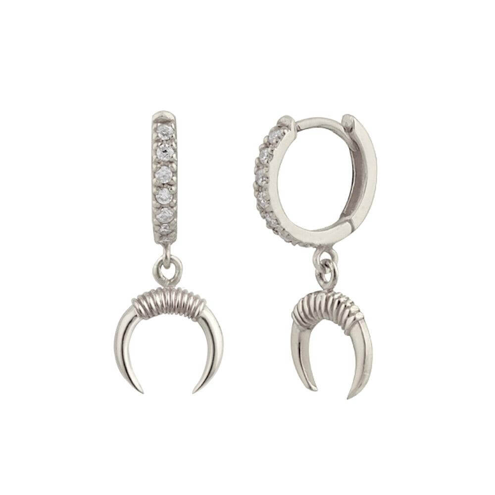 Bohemian Horn Hoop Earrings - Trendolla Jewelry