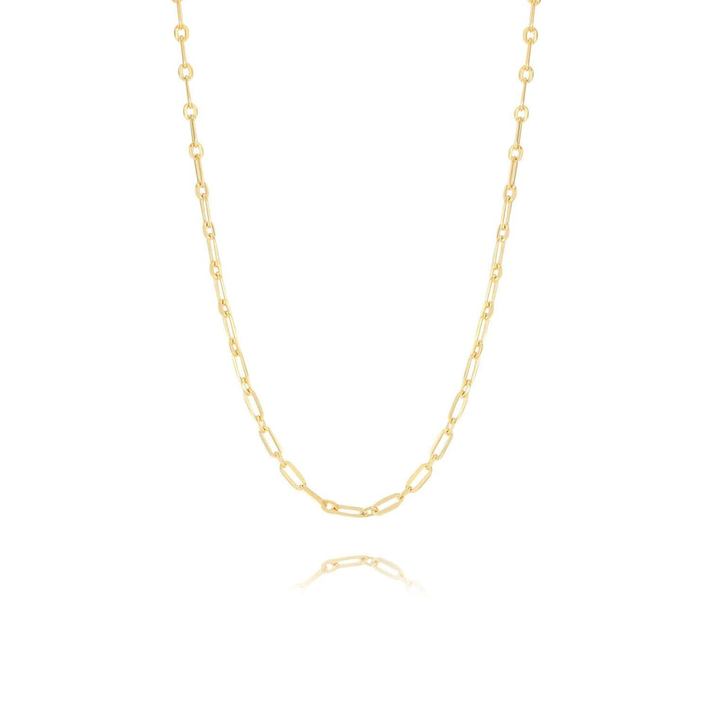 Chain Necklace 18ct Gold Plated Vermeil on Sterling Silver of Trendolla - Trendolla Jewelry