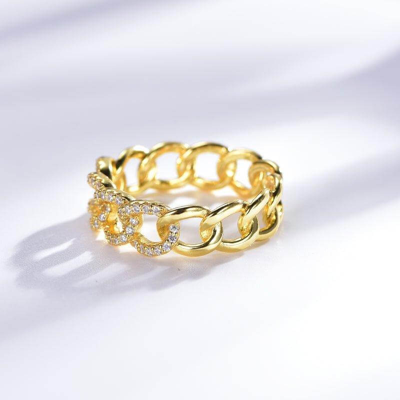 Chain Women's Band Ring - Trendolla Jewelry
