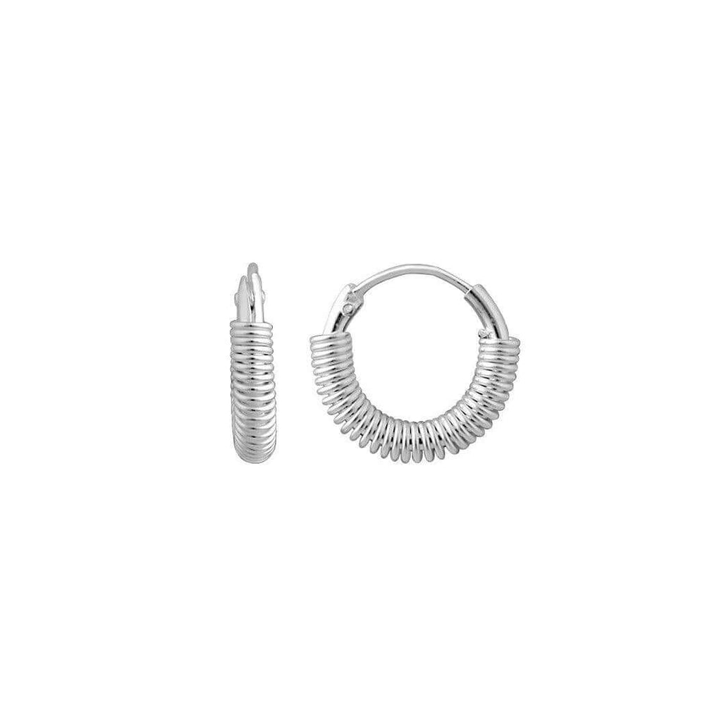 Coil Mini Hoop Earrings - Trendolla Jewelry