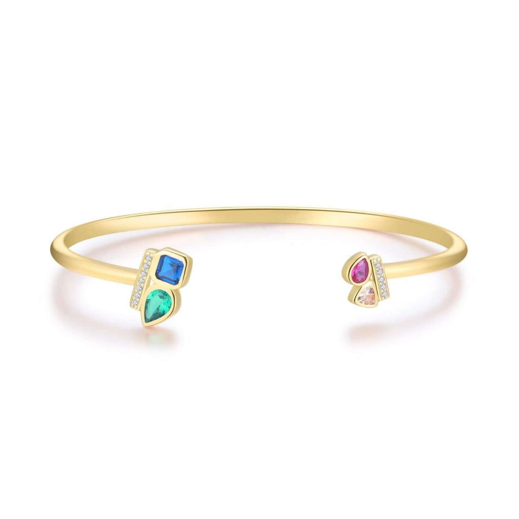 Cubic Zirconia Diamond Open Bracelet La beauté de l'espoir Collection by Venus Mottalebi - Trendolla Jewelry