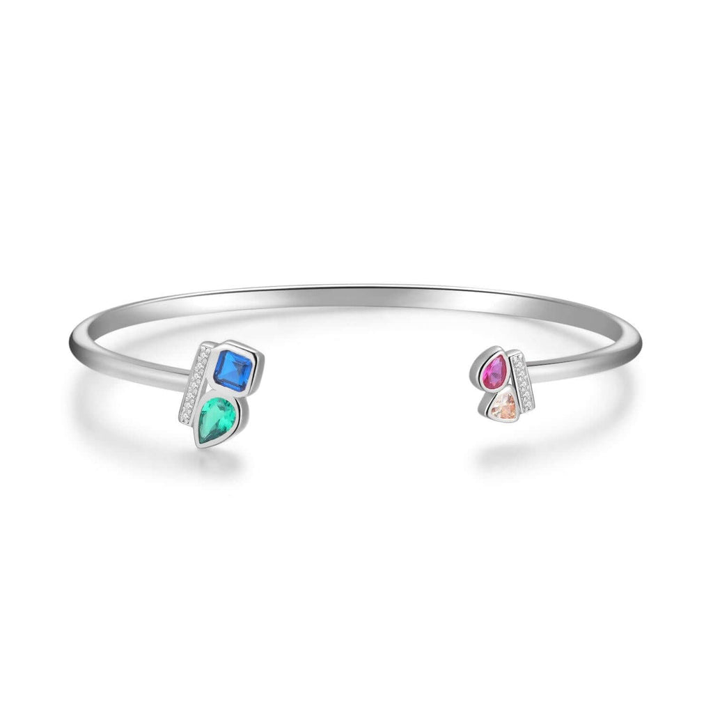 Cubic Zirconia Diamond Open Bracelet La beauté de l'espoir Collection by Venus Mottalebi - Trendolla Jewelry