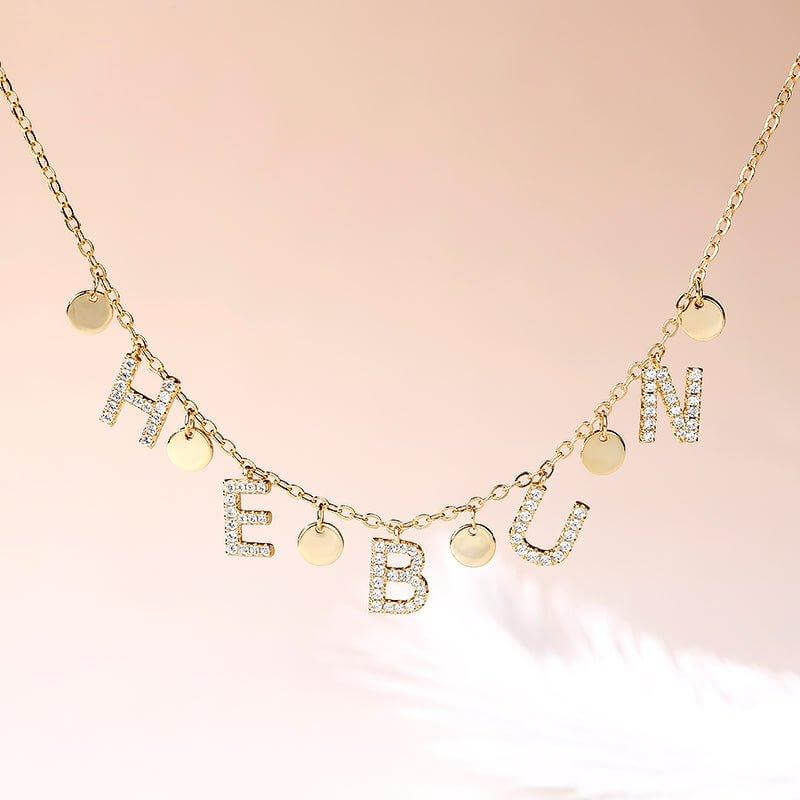 Name Letter Personalized Necklace