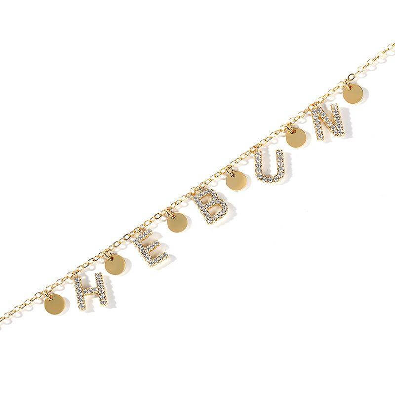 Name Letter Personalized Necklace