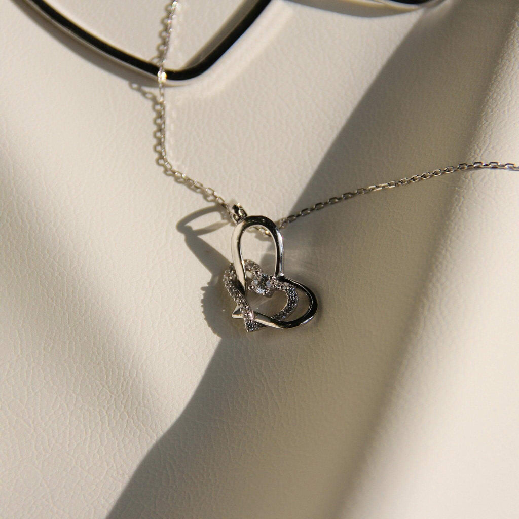 Double Heart Necklace 