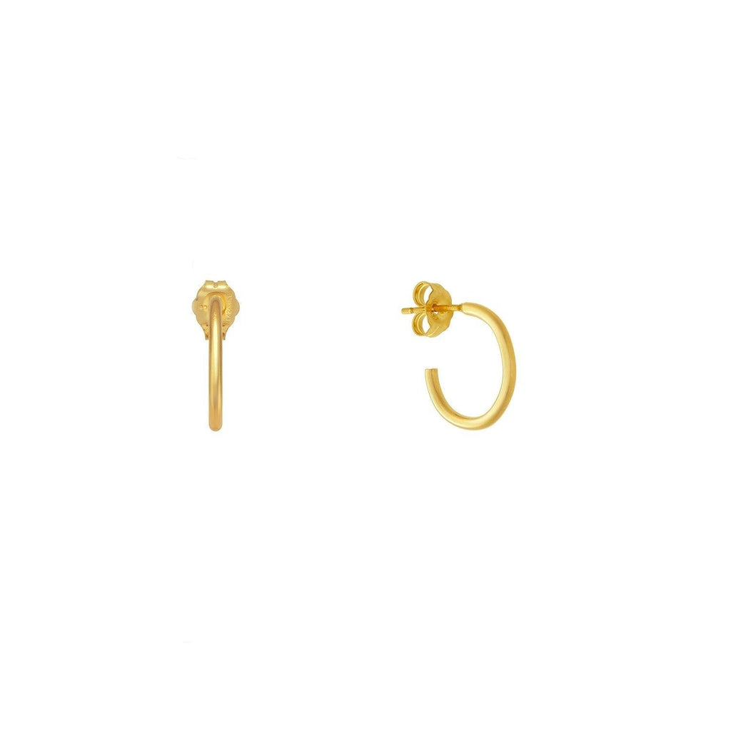 Editor Tiny Hoop Earrings 12mm - Trendolla Jewelry