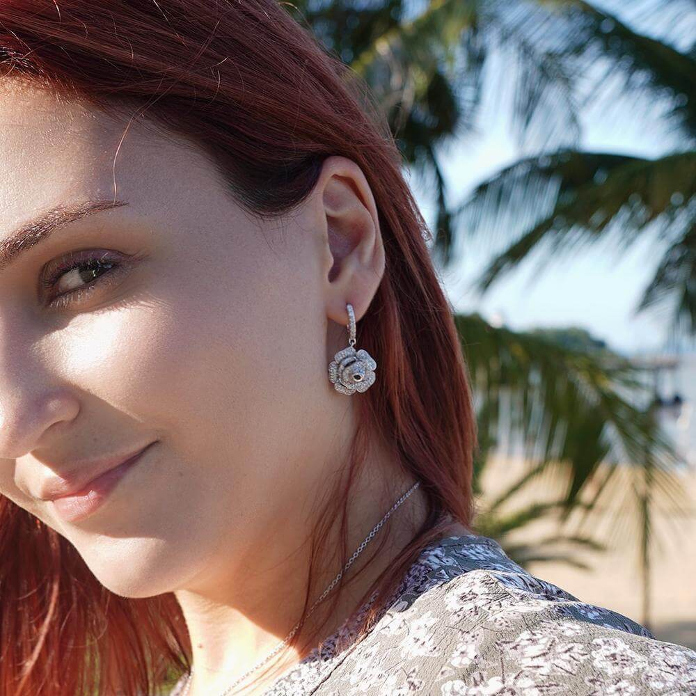 Flower Earrings - Trendolla Jewelry