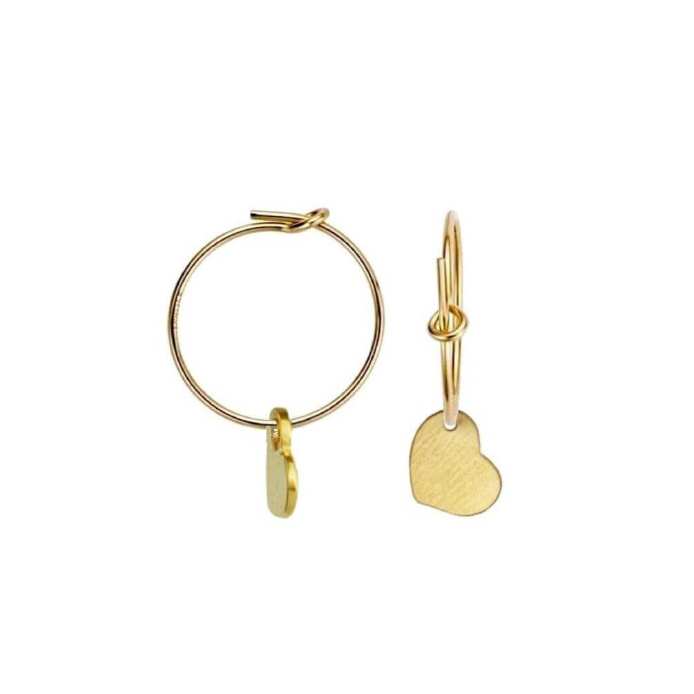 From the Heart Hoop Earrings - Trendolla Jewelry