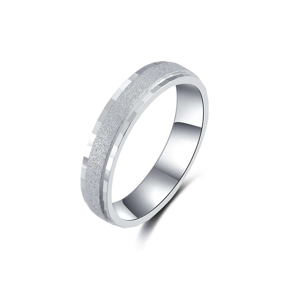 Frost Textured Wedding Ring
