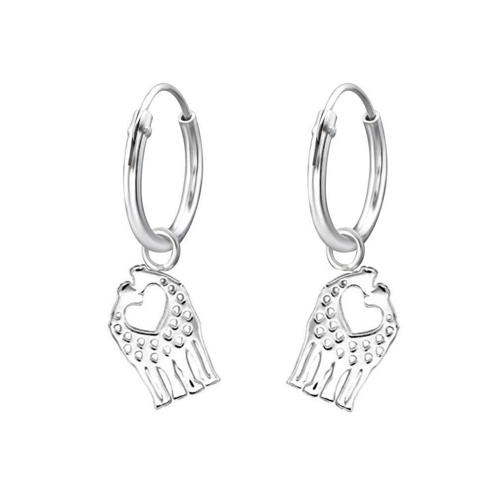 Giraffe Love Hoop Earrings - Trendolla Jewelry