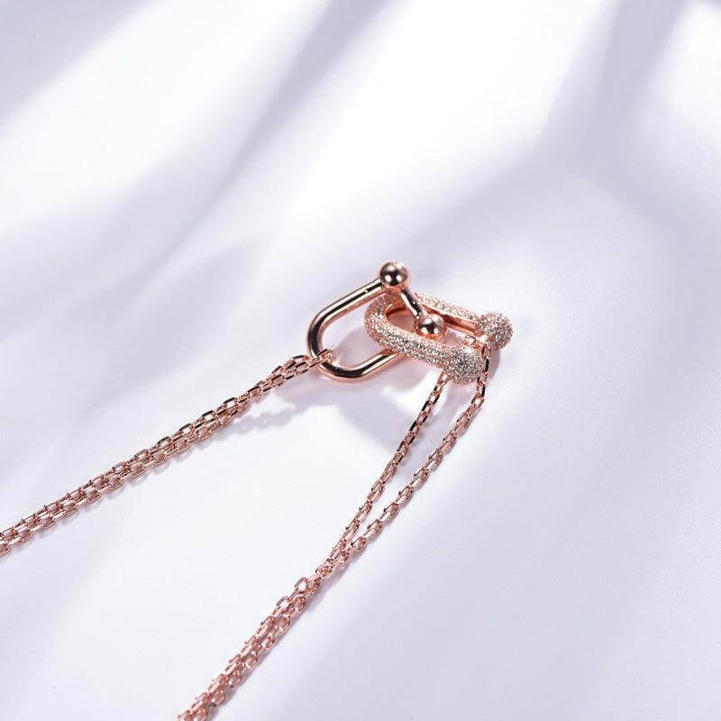 Heart Lock Design Necklace - Trendolla Jewelry