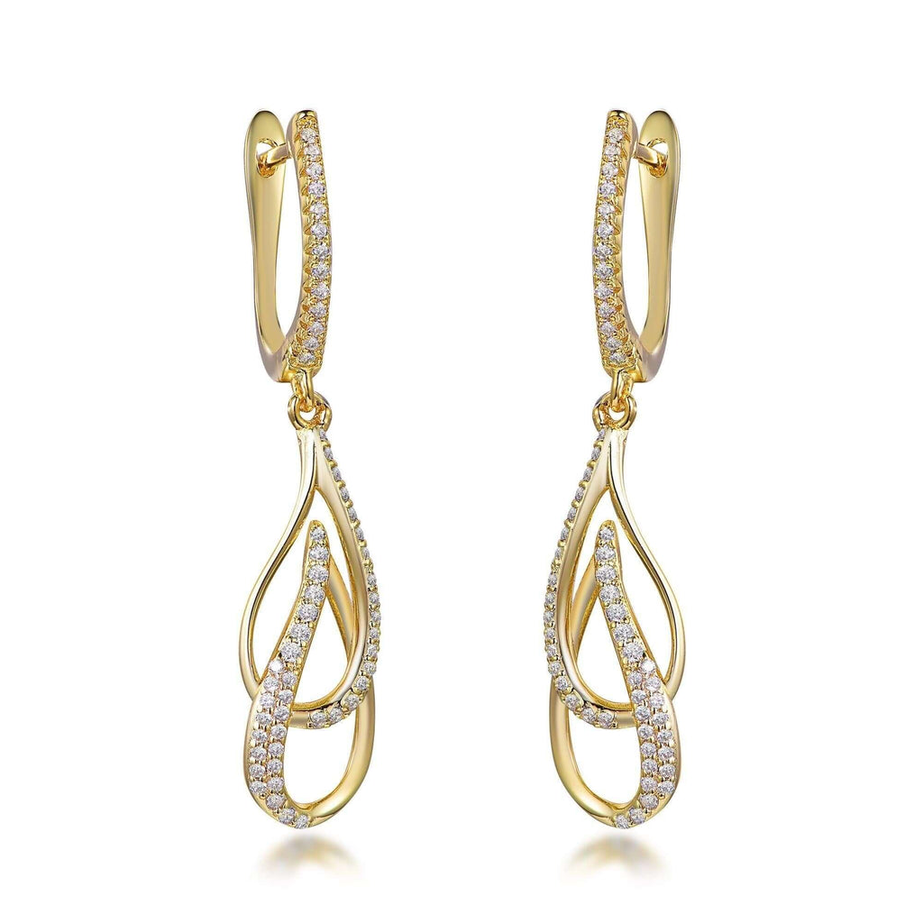Hoop Earrings with Charm Stylish Fancy Drop Stylish Fancy Drop - Trendolla Jewelry