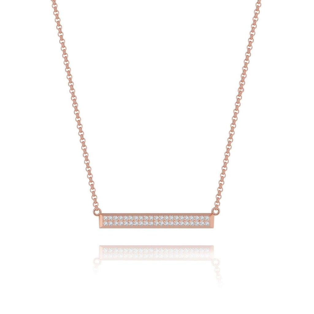 Horizontal Bar Necklace Galaxy Collection by Parastoo Behzad - Trendolla Jewelry