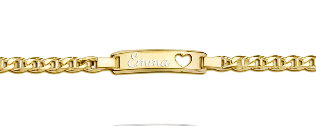 Buy Personalized Gold Engraved Heart Charm Name Anklet Bracelet Custom Made  Anklets Customized for Her Girl Mother's Day Gift Online in India - Etsy