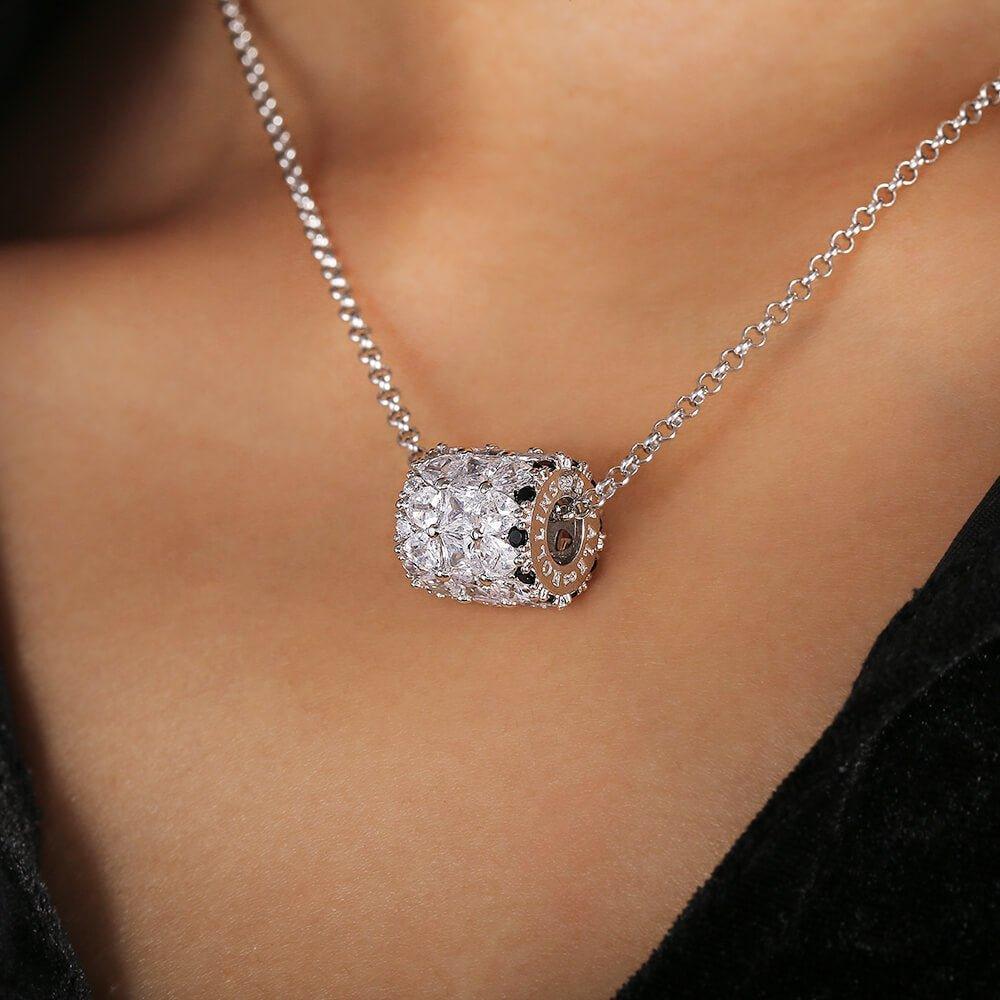 Diamond Imperial Crown Necklace Gift for Women Men - Trendolla Jewelry
