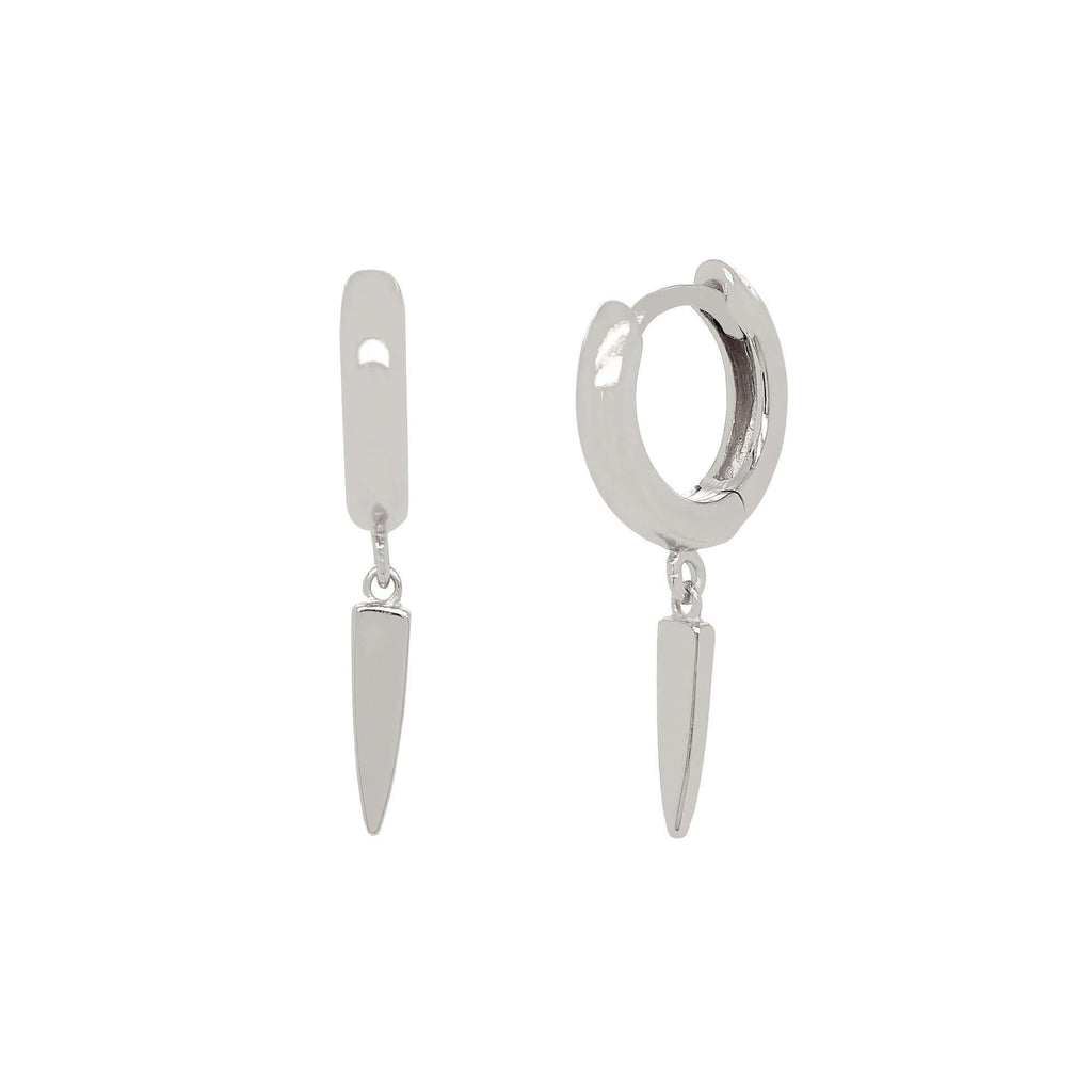 Little Dagger Huggies Earrings - Trendolla Jewelry