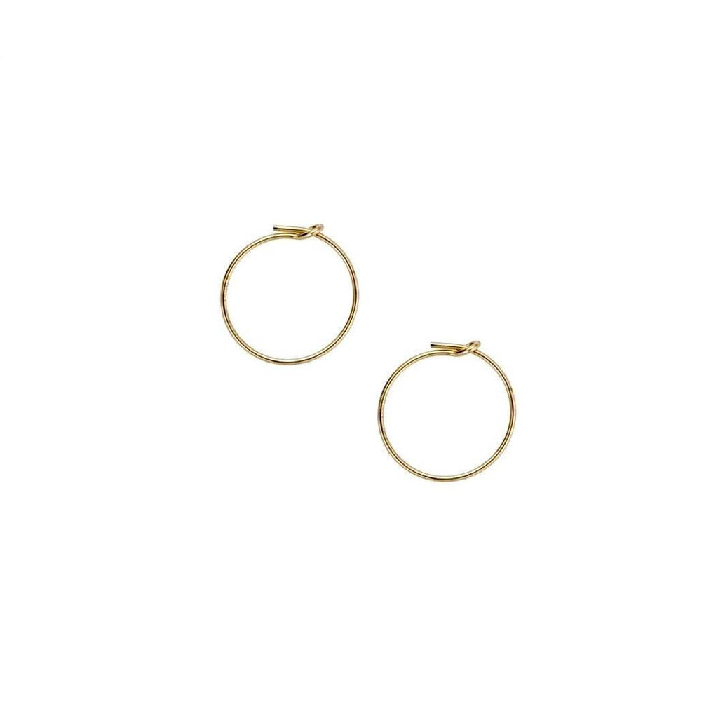 Little Sleeper Hoop Earrings - Trendolla Jewelry