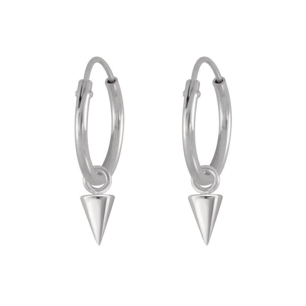 Little Spike Hoop Earrings - Trendolla Jewelry