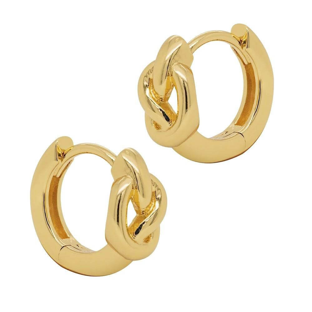 Love Knot Huggie Earrings - Trendolla Jewelry