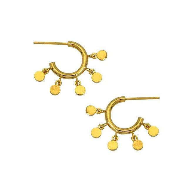 Luxe Shaker Disc Hoop Earrings - Trendolla Jewelry