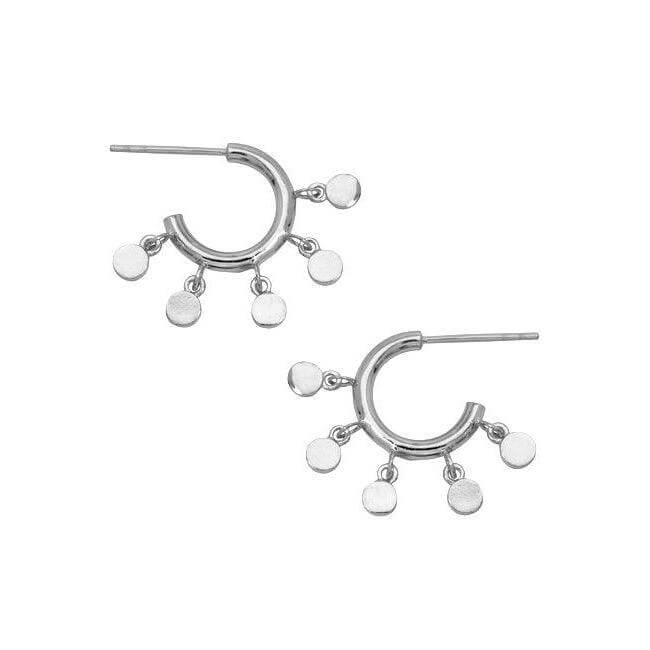 Luxe Shaker Disc Hoop Earrings - Trendolla Jewelry