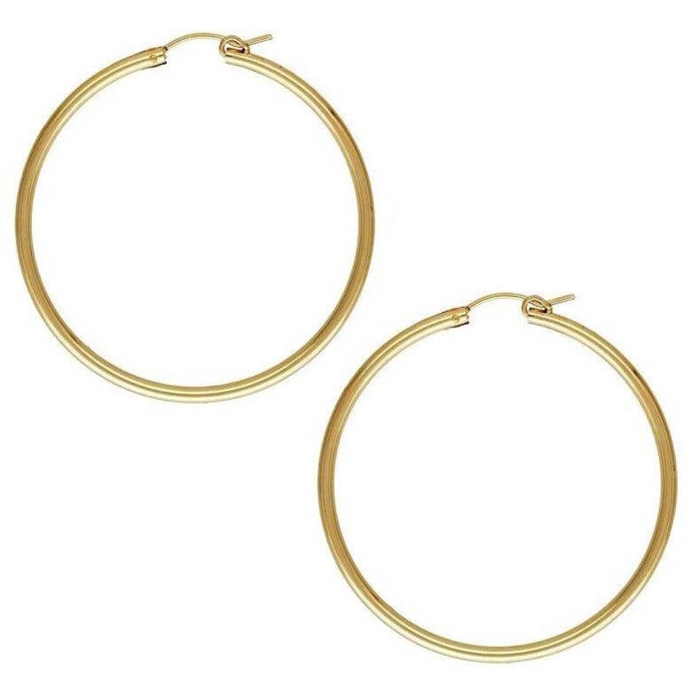 Modern Around Statement Hoop Earrings - Trendolla Jewelry