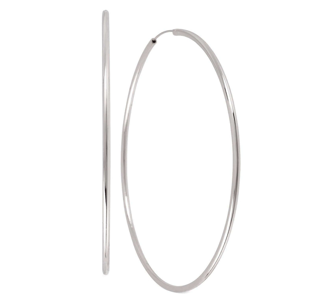 Oversized Endless Hoop Earrings - Trendolla Jewelry