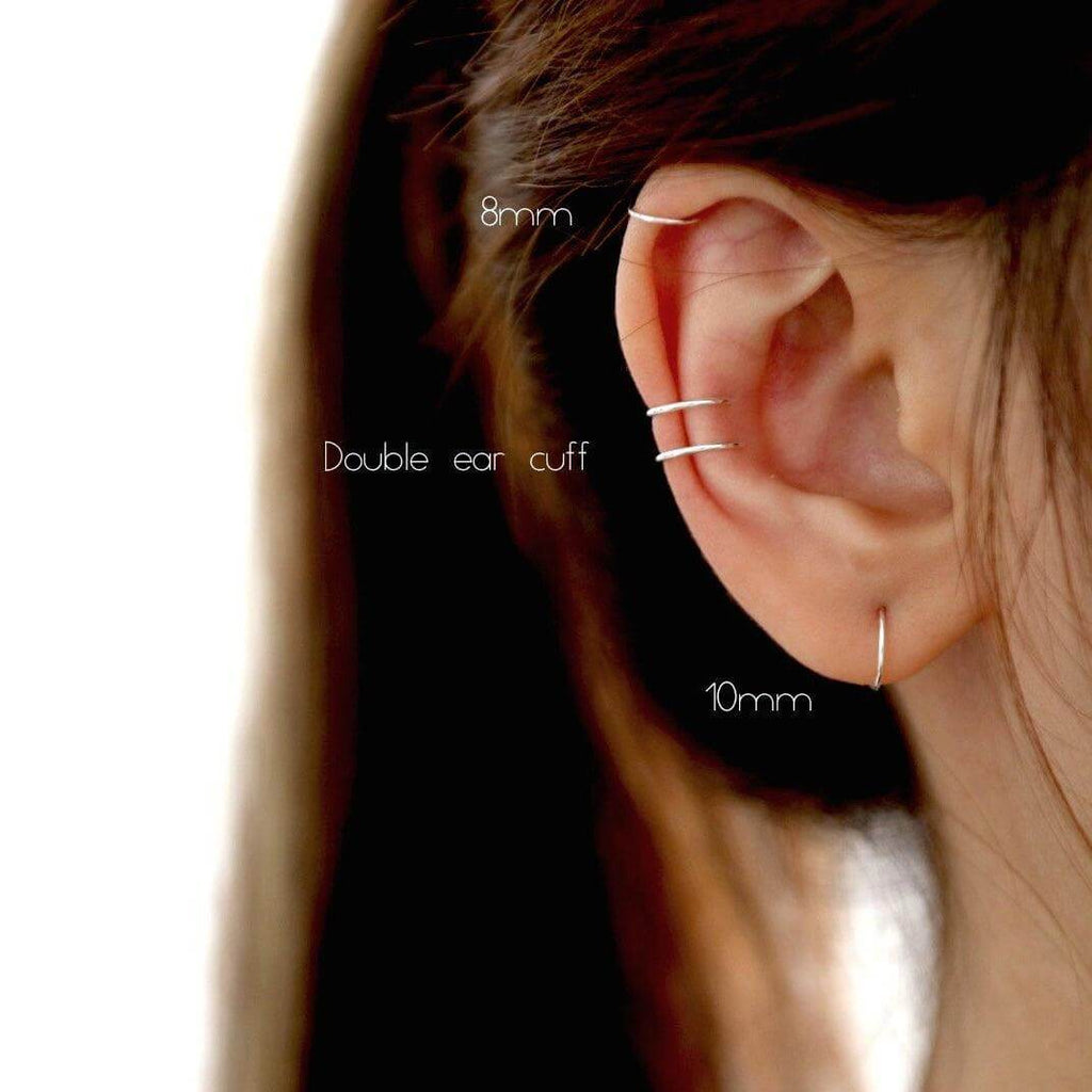 Petti Hugging Hoop Earrings (Pair) - Trendolla Jewelry