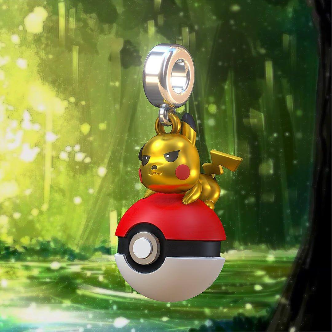 Official Pokémon Pikachu Sterling Silver Bead Charm
