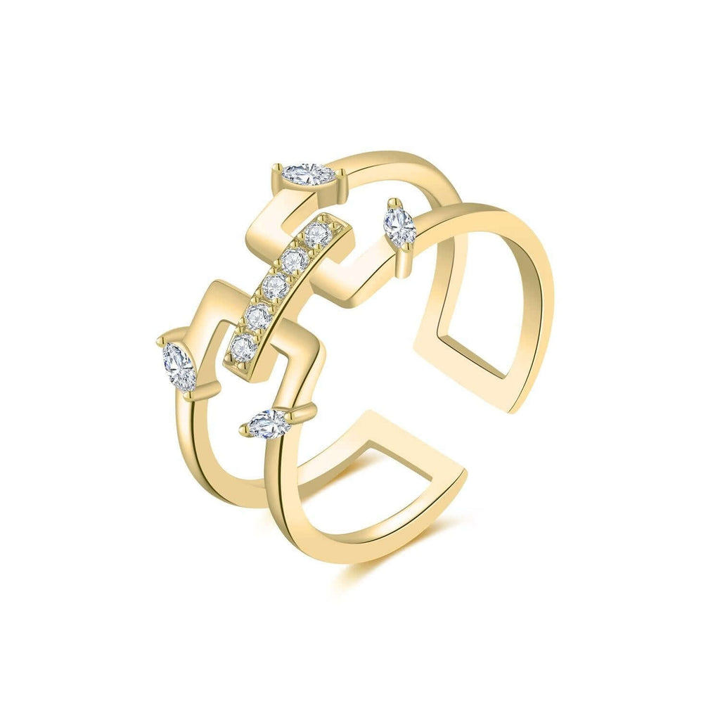 Promise Statement Ring Jasmine Breeze Collection Designed by Alexandra Baltazar - Trendolla Jewelry