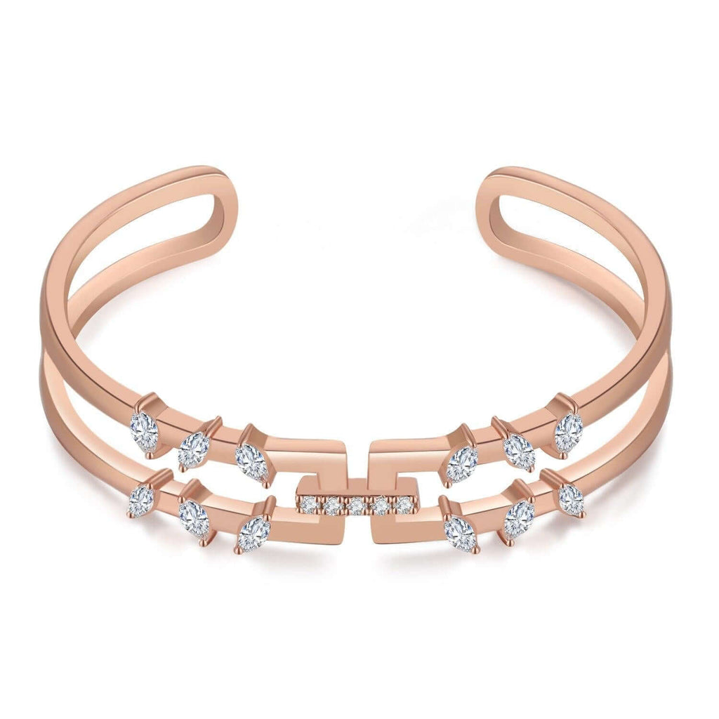 Rectangular Bracelet Jasmine Breeze Collection Designed by Alexandra Baltazar - Trendolla Jewelry