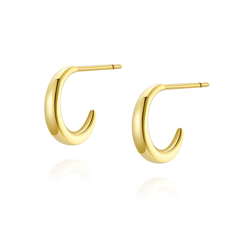 Shiny Hoop Earrings - Trendolla Jewelry