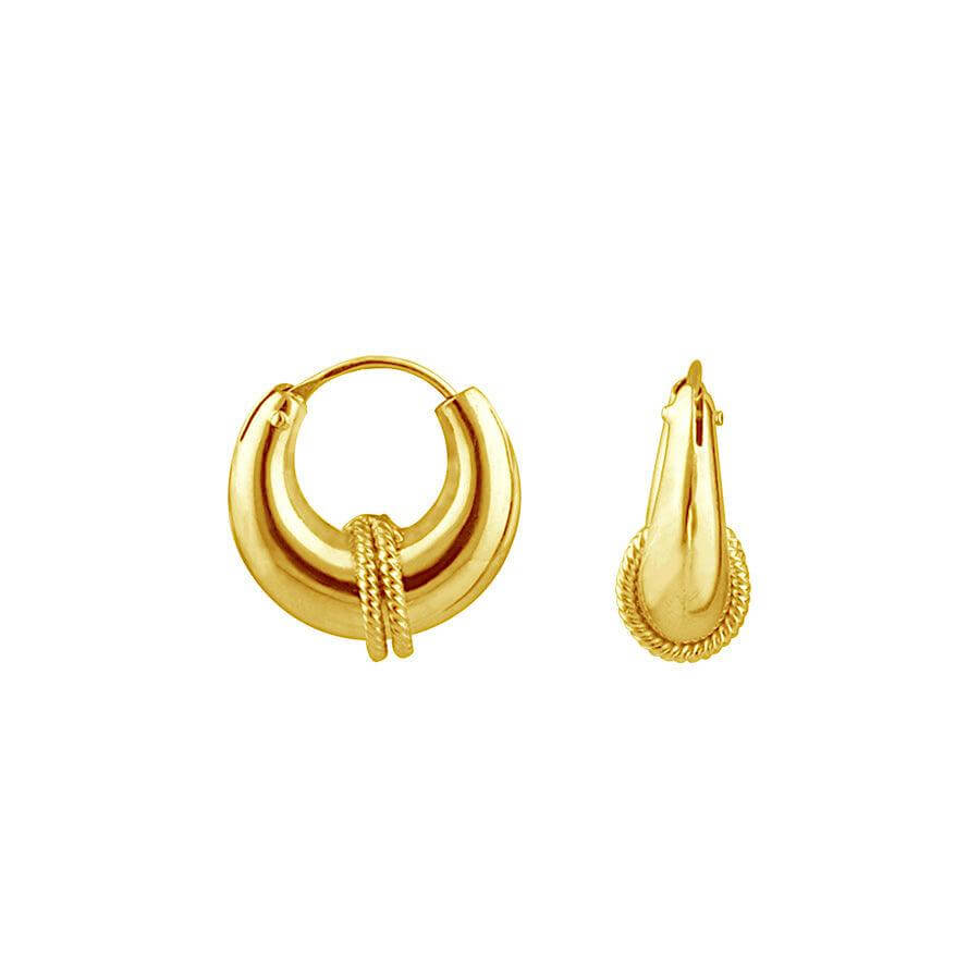 Small Bohemian Hoop Earrings - Trendolla Jewelry