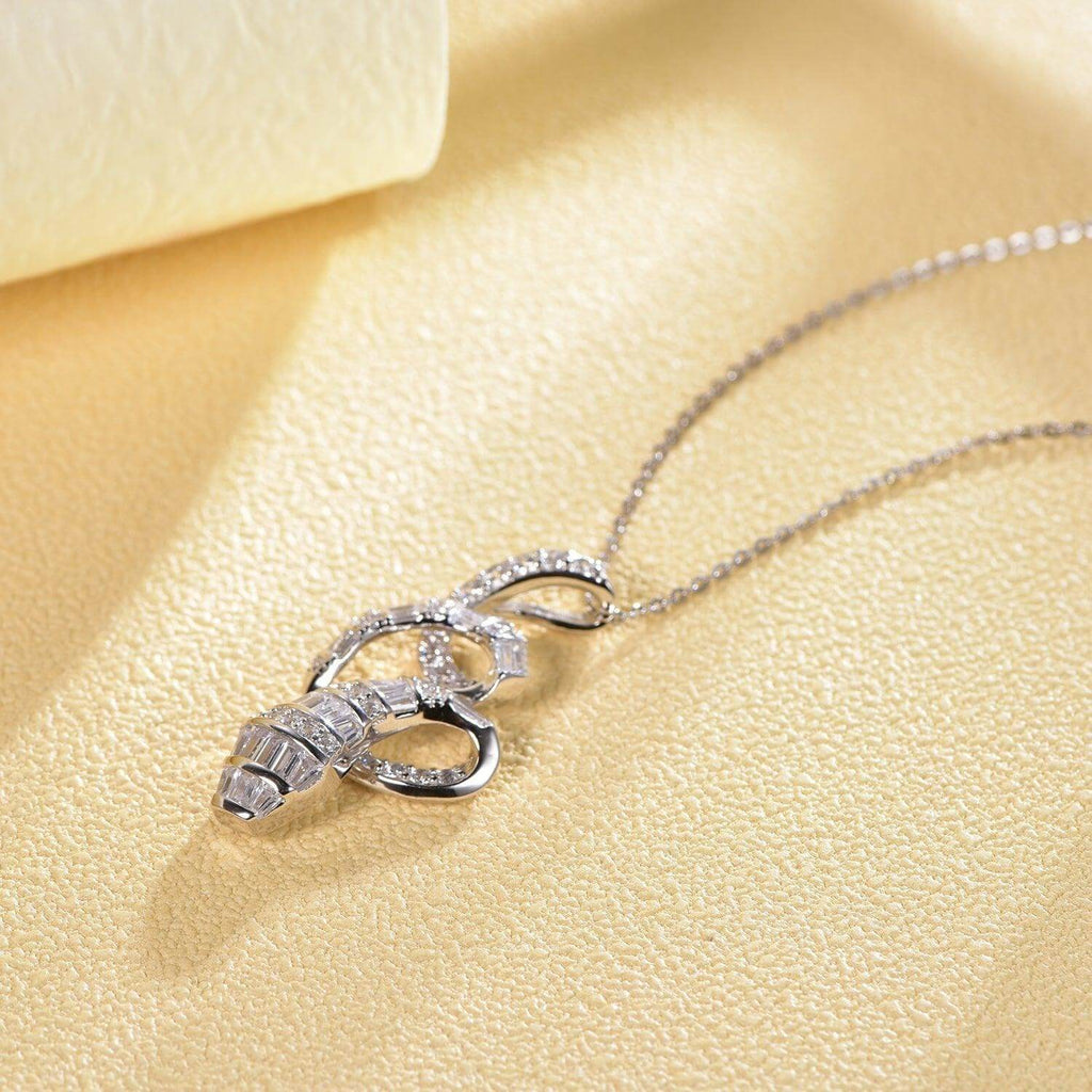 Snake Pendant Fit Charm 925 Sterling Silver - Trendolla Jewelry