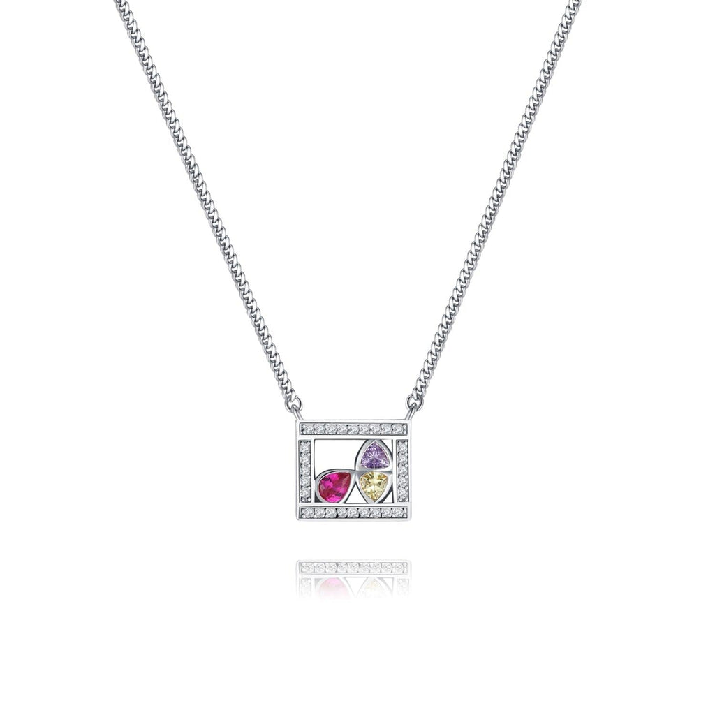Square Necklace Collection by La beauté de l'espoir - Trendolla Jewelry