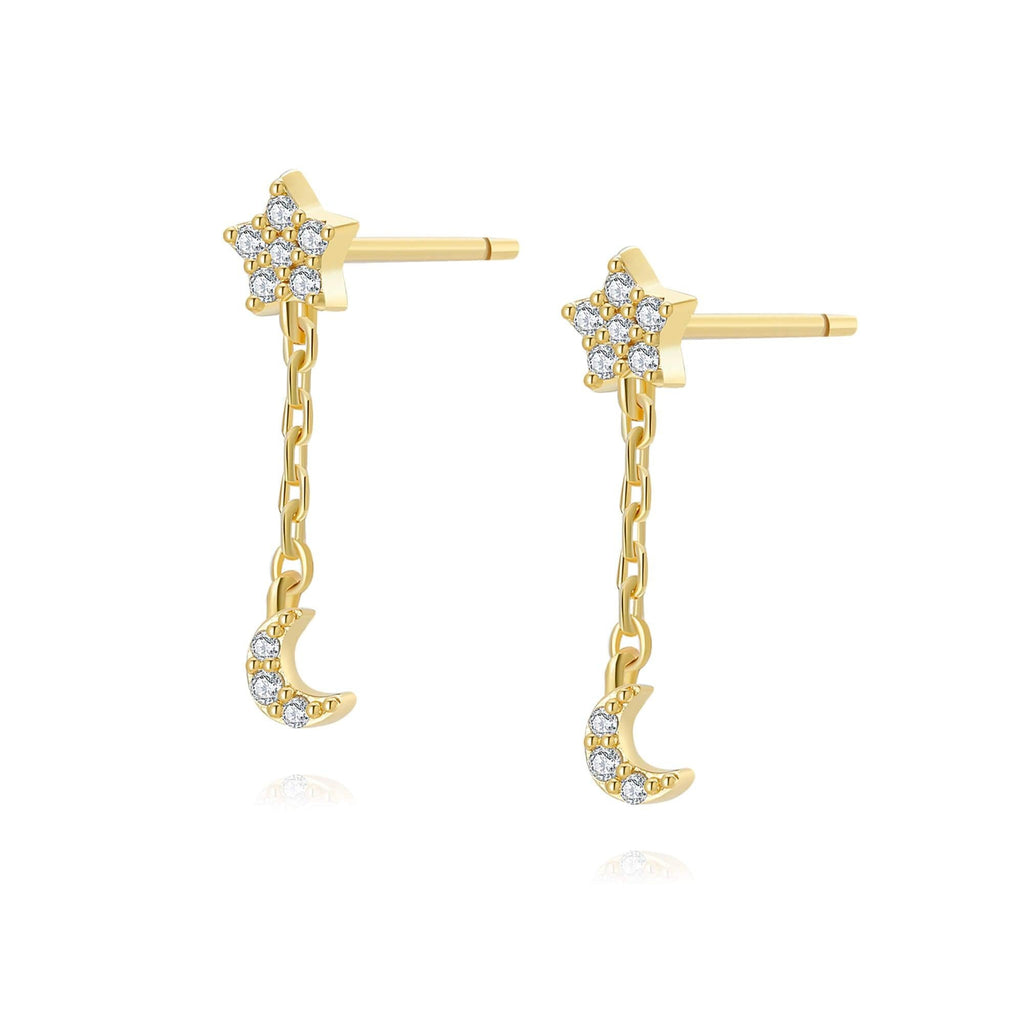 Star & Moon Earrings - Trendolla Jewelry