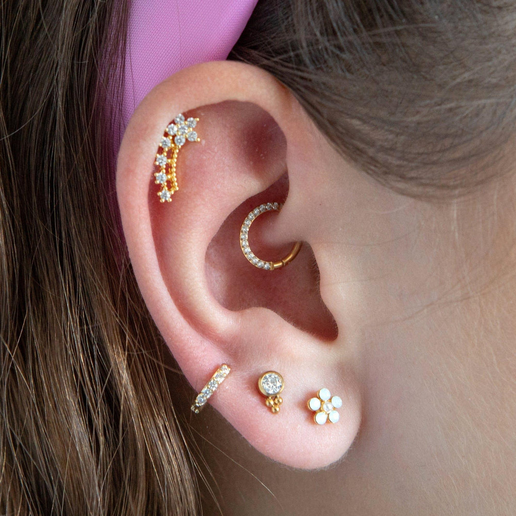 Star Chaser Piercing Earrings Ball Back Earrings Nap Earrings - Trendolla Jewelry