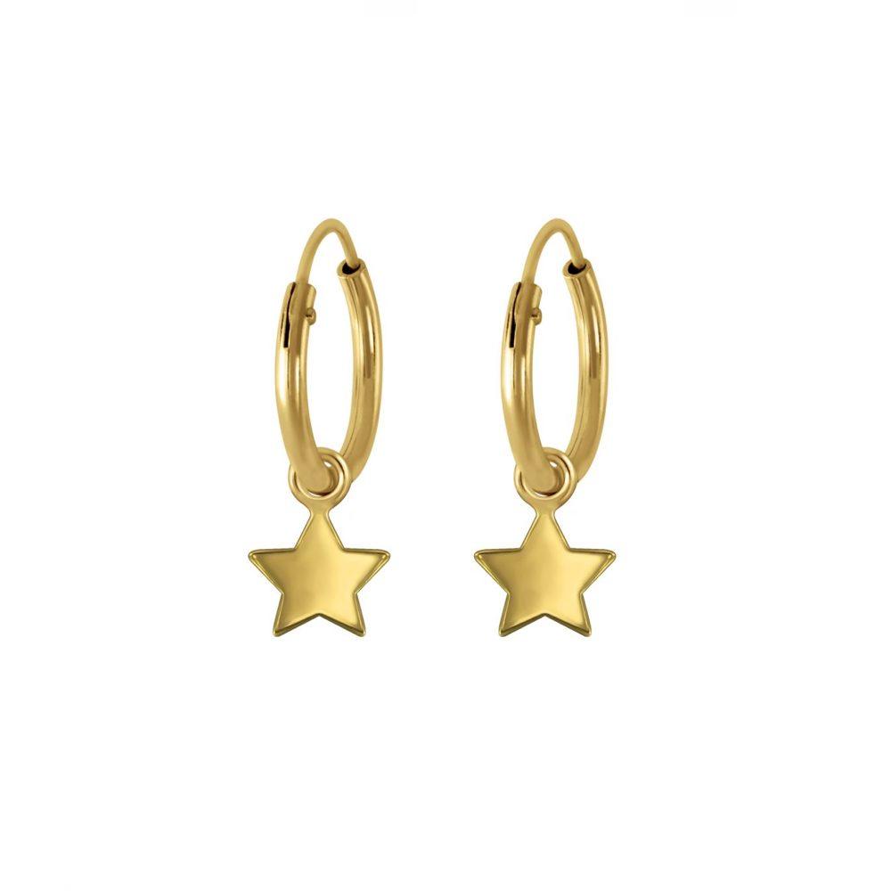 Star Mini Hoop Earrings - Trendolla Jewelry