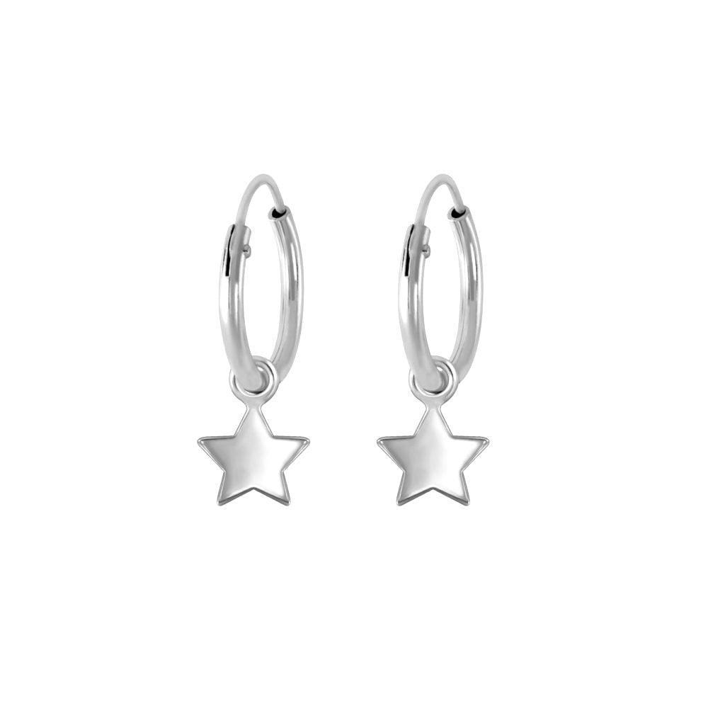 Star Mini Hoop Earrings - Trendolla Jewelry