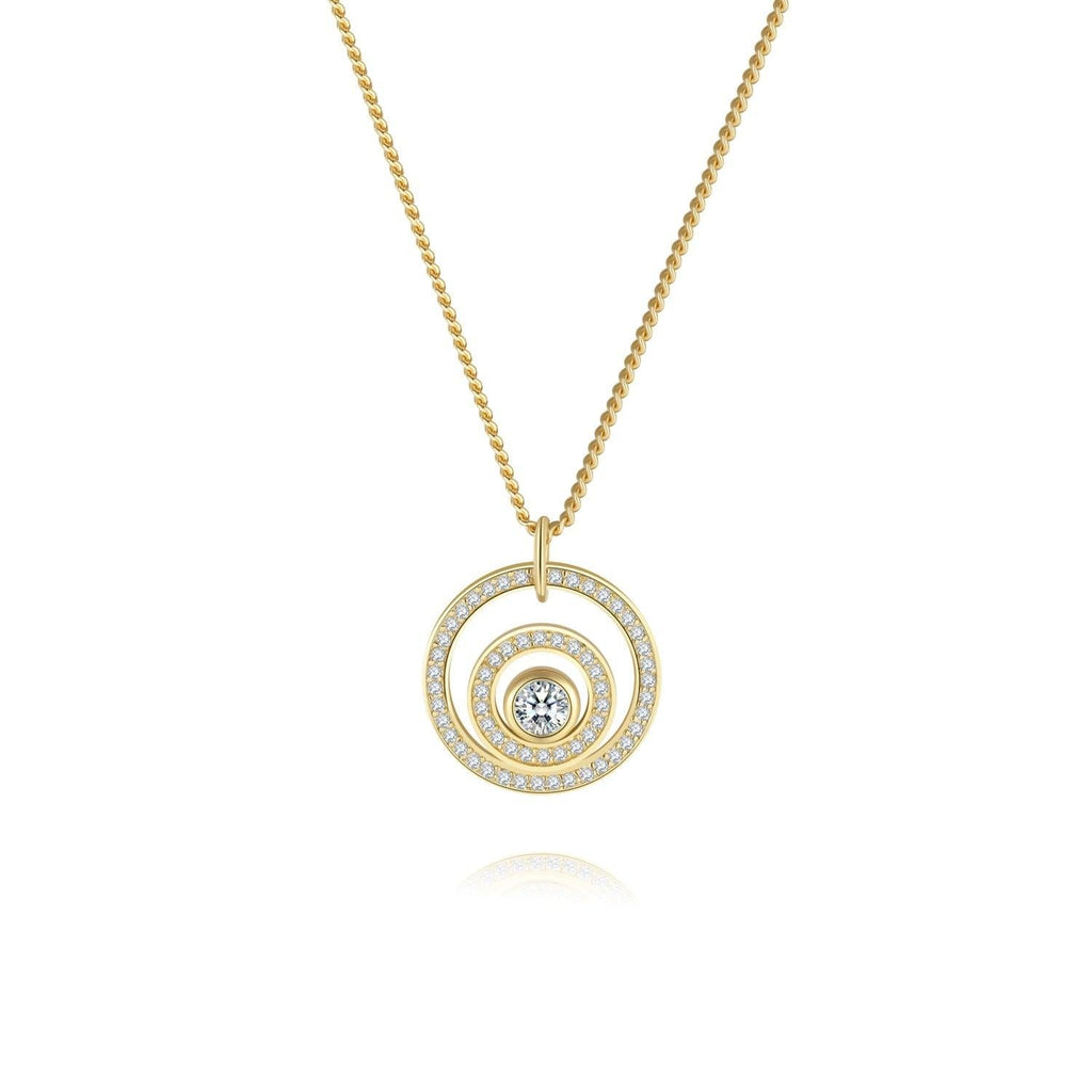 Star Track Necklace Orbit Collection by Parastoo Behzad - Trendolla Jewelry