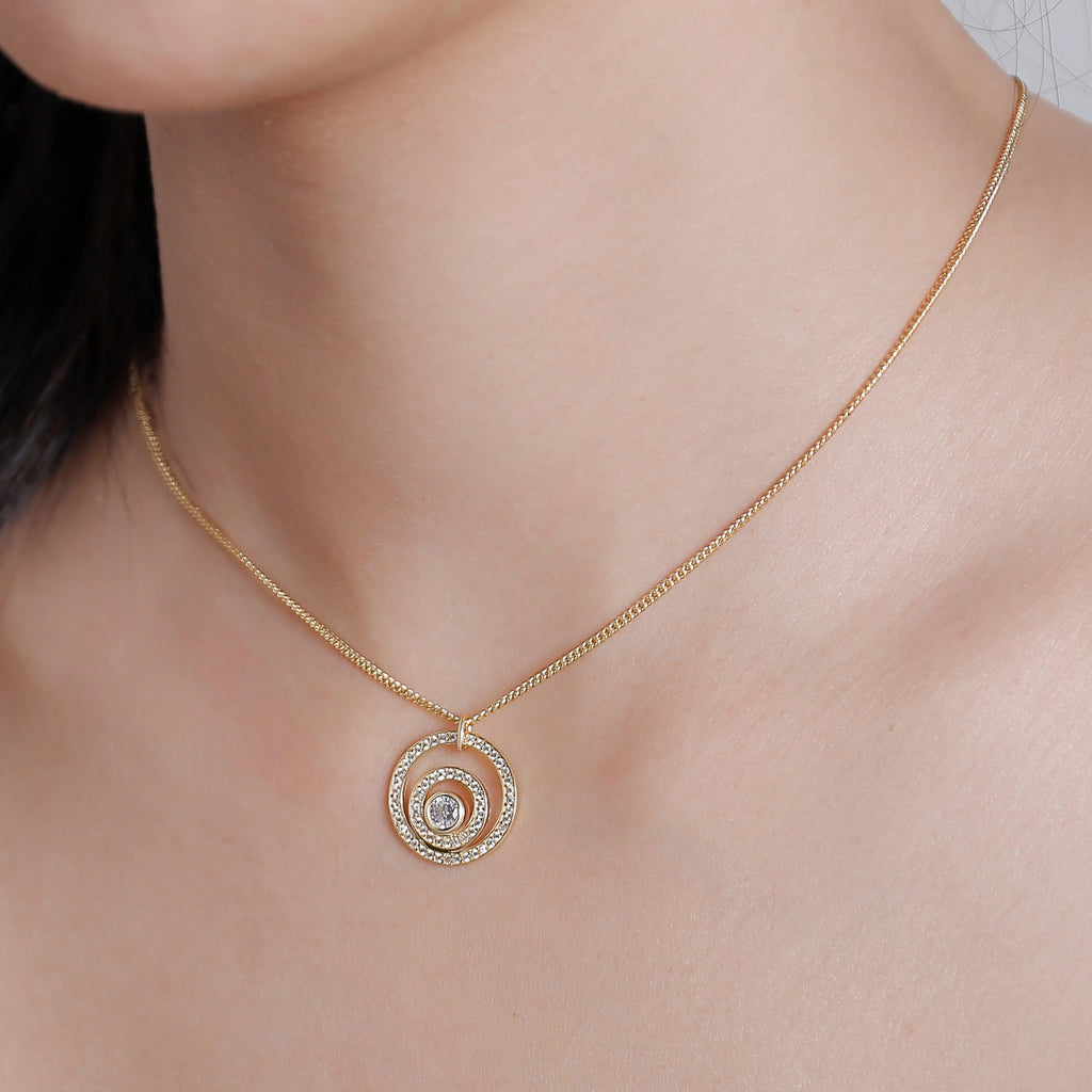 Star Track Necklace Orbit Collection by Parastoo Behzad - Trendolla Jewelry