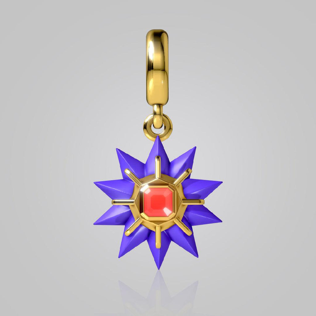 Starmie Pokemon Pandora Fit Charm Necklace, 925 Sterling Silver - Trendolla Jewelry
