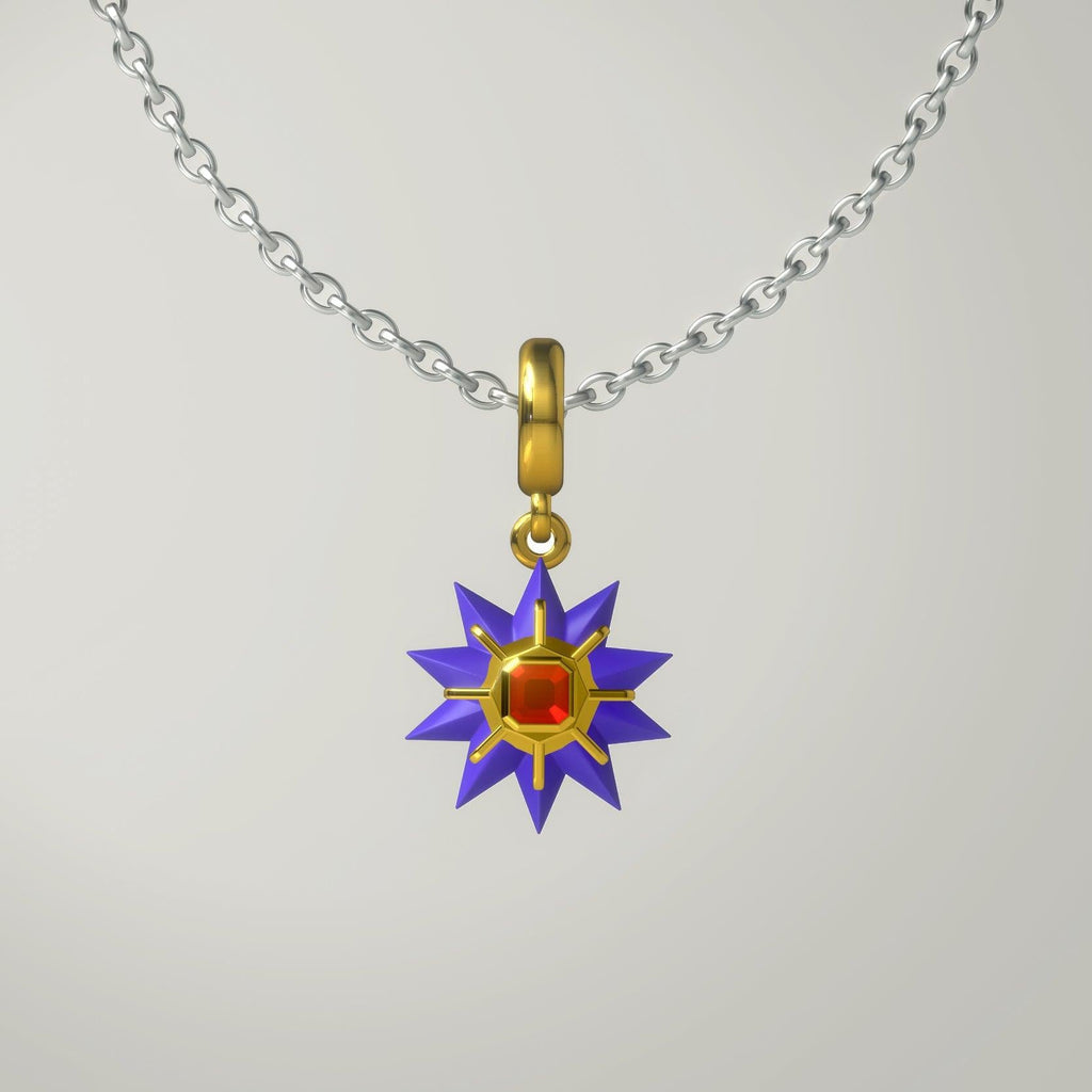 Starmie Pokemon Pandora Fit Charm Necklace, 925 Sterling Silver - Trendolla Jewelry