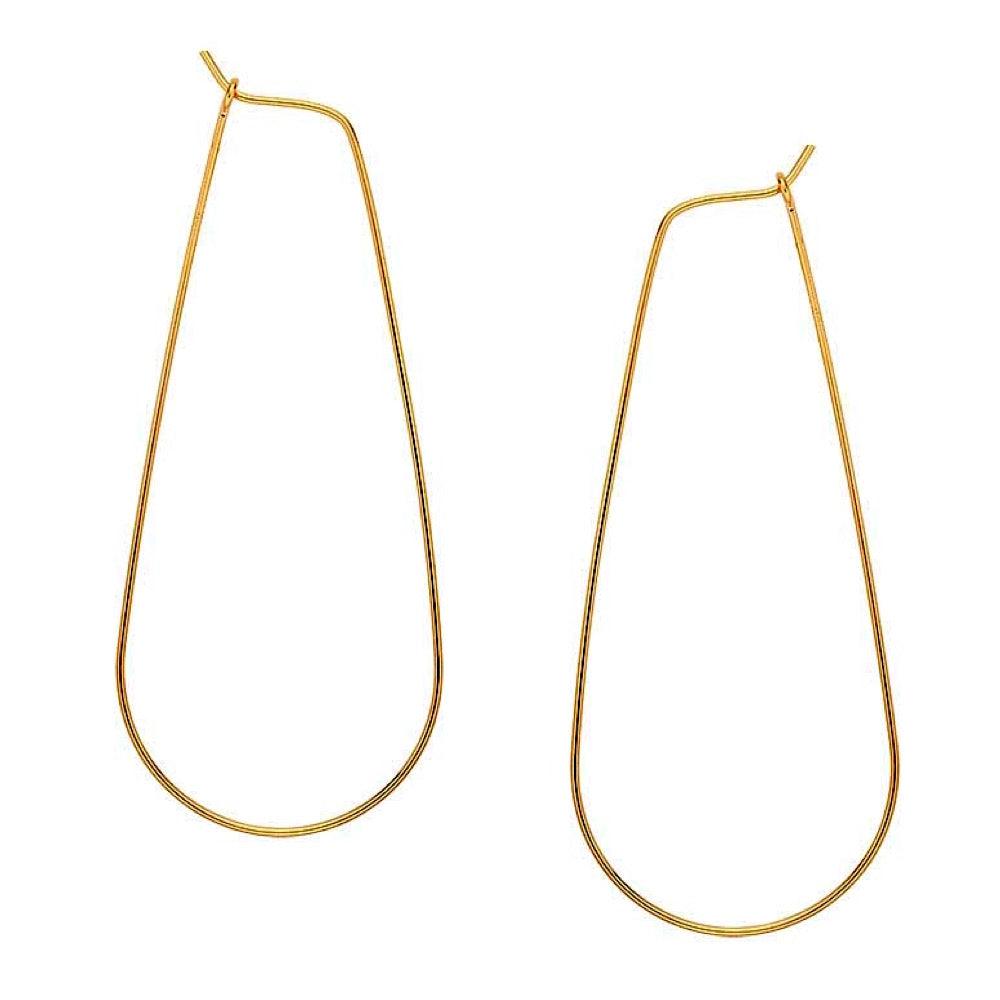 Statement Teardrop Hoop Earrings - Trendolla Jewelry